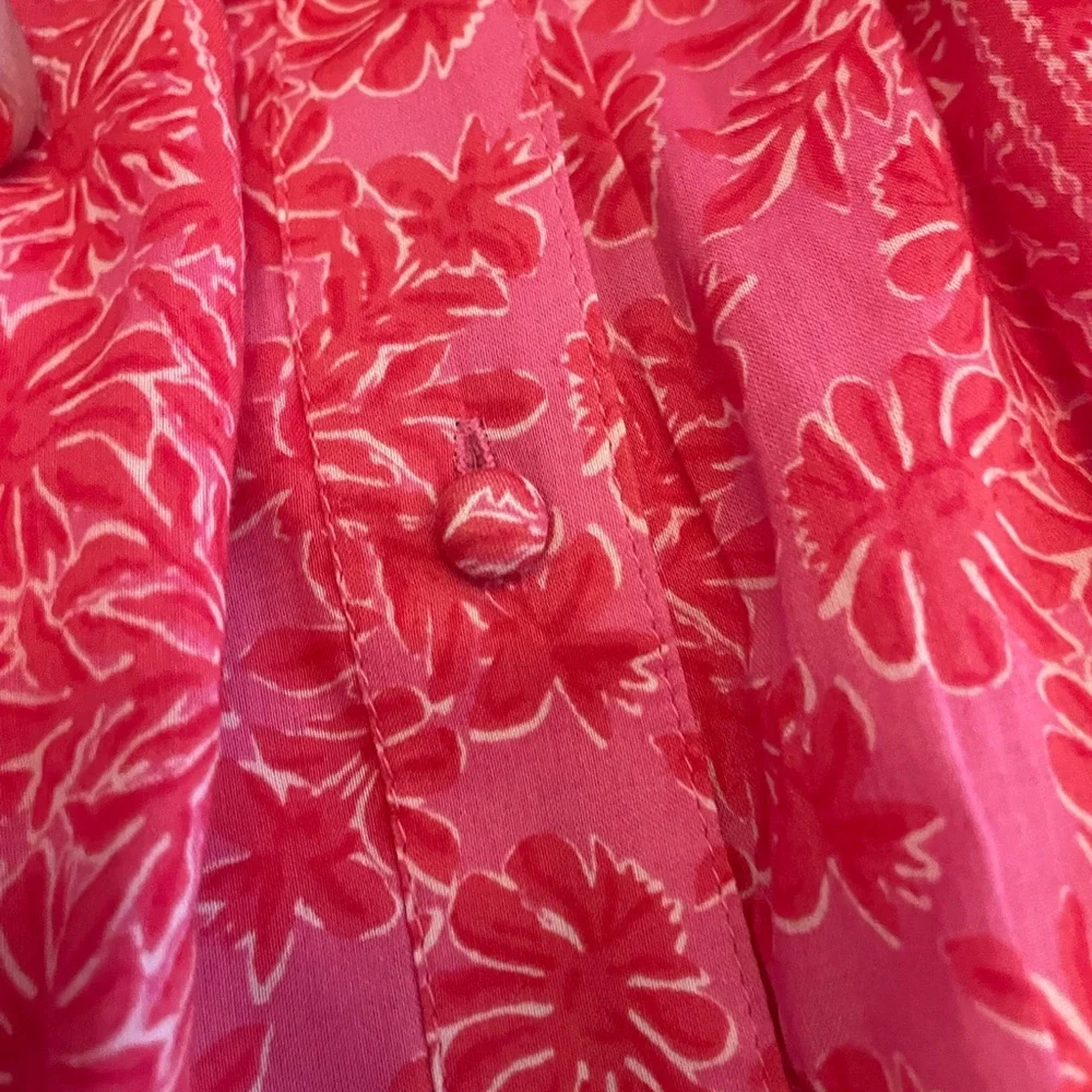 NWT $178 size 16 Vineyard Vines Pink Floral Women’s Pink Dress - Picture 4 of 6